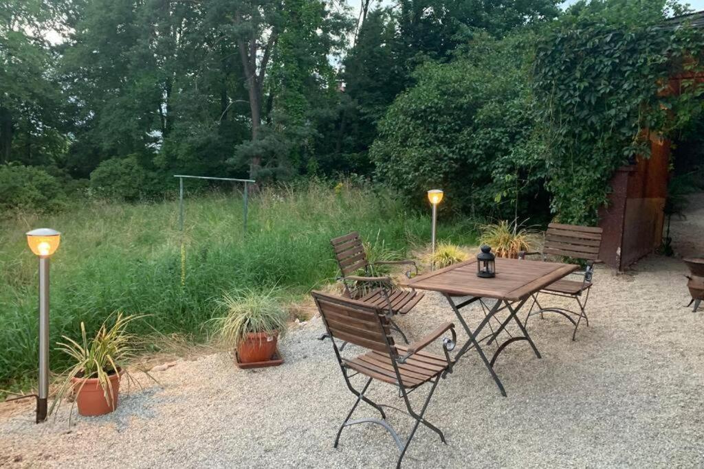 Gartenwohnung 5 Min. Zur Stadt Hagenau Buitenkant foto